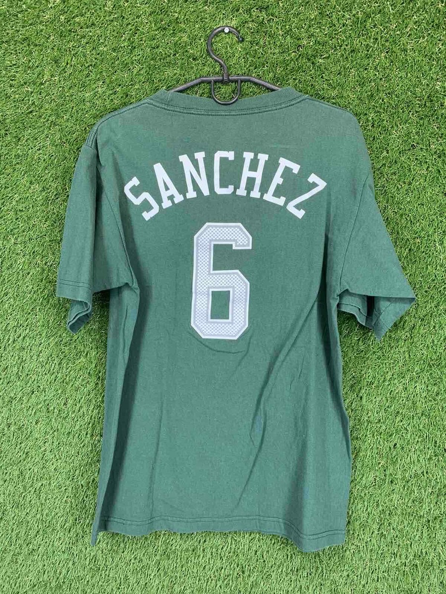 NEW YORK JETS # 6 SANCHEZ NFL AMERICAN FOOTBALL SHIRT JERSEY TEE