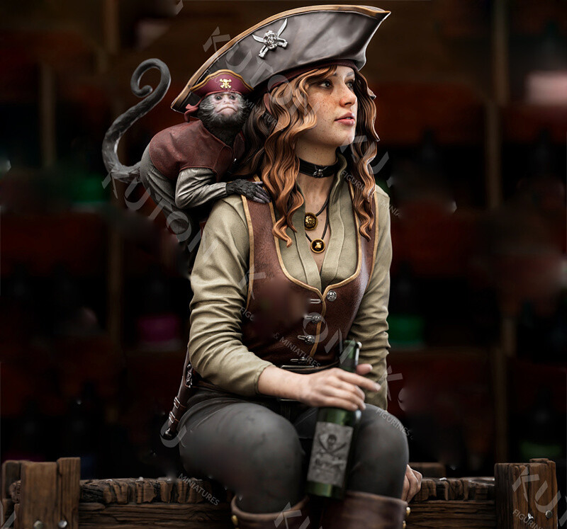 2Versions Drolta 3D Print Garage Kit Figure Model Kit Unpainted Unassembled GK