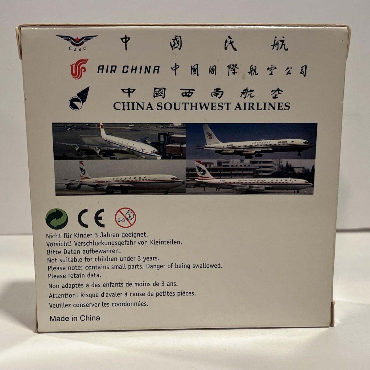 1:500 CAAC Air China Airlines Boeing 707 320 Jet Scale Model
