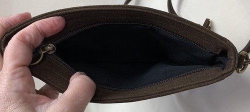 Miche Verona Hip Bag Purse Including Shoulder Strap Fringe 8 in Long X 5 in Tall - Picture 5 of 5