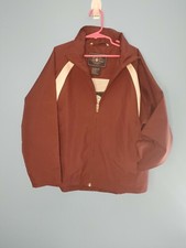 Charles River Apparel "The Boy's Teampro Jacket" Maroon  White Small 7/8