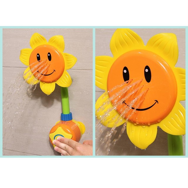 sunflower bath toy