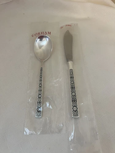Gorham Sterling Silver Spanish Tracery Sugar Spoon/Butter Knife - New Old Stock