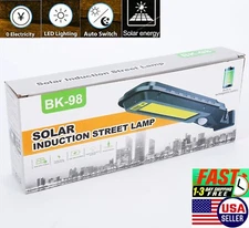 [1-4Pack]SOLARSUN solar outdoor Light 120 Led Street Wall Dusk To Dawn Wall Lamp