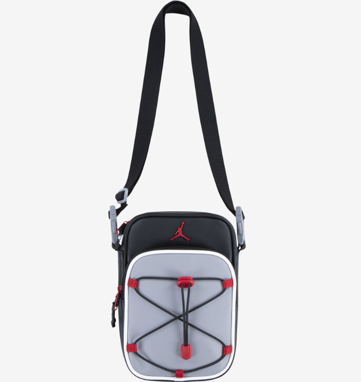 Jordan AJ Festival Bag Black Red Grey Shoulder Bag MA0922-G0W One Size