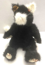 VTG 1993 TY Purrcy Cat Articulated Stuffed Tuxedo Cat 9 Inch Attic Treasures