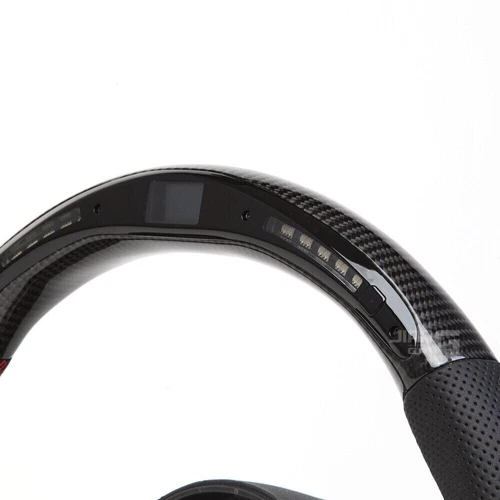  For Mercedes Benz AMG G63 C E S GLE 2018-2020 Carbon Fiber LED Steering Wheel - Picture 7 of 8
