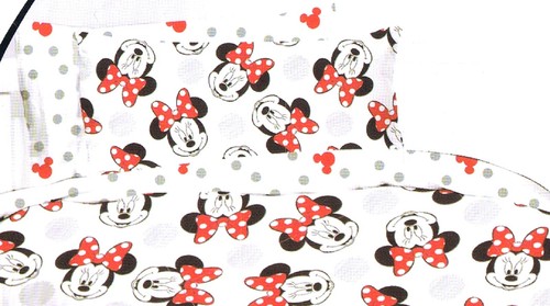 Minnie Mouse - Faces - Disney - Double/US Full Bed Quilt Doona Duvet Cover Set - Picture 4 of 5