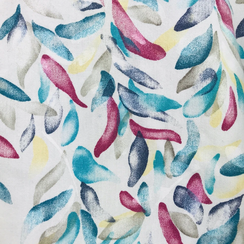 Crest Size S Long Sleeve White And Multi Color Pattern Scrub Top Medical Nurse - Image 4 of 4