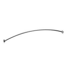 Moen CSR2160BN 54-72" Adjustable Length Fixed Mount Single Curved Shower Rod