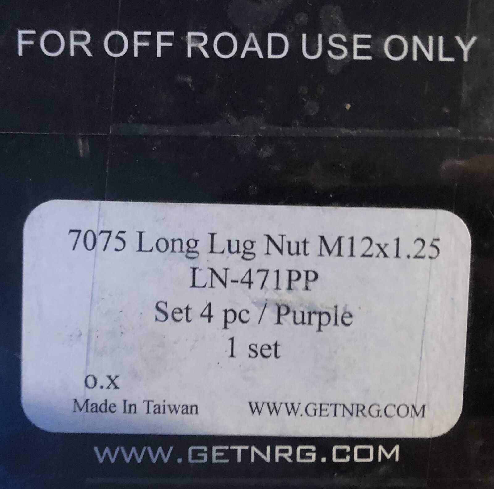 NRG Long Lug Nut M12x1.25, LN471PP, Set Of 4 Purple Lug Nuts JDM eBay