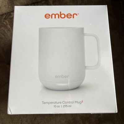 Ember CM191002US 10oz Temperature Control Smart Mug 2 - White - NEW Sealed