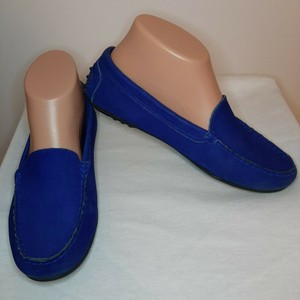 blue moccasins womens