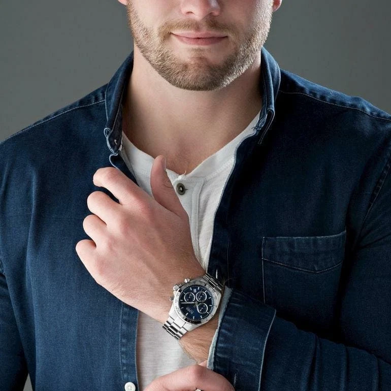 Reloj Hugo Boss Hero 1513755 Plata Cronógrafo para Hombre - Imagen 4 de 4