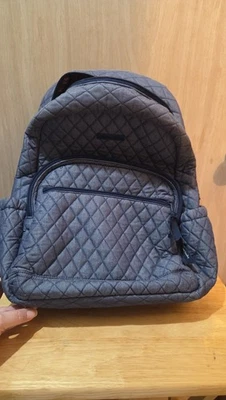 Vera Bradley Outlet Denim Quilted Essential Backpack with  display picture 2