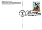 Dr Jim Stamps 23C Art Of Disney Celebration First Day Issue Pre Stamped Postcard