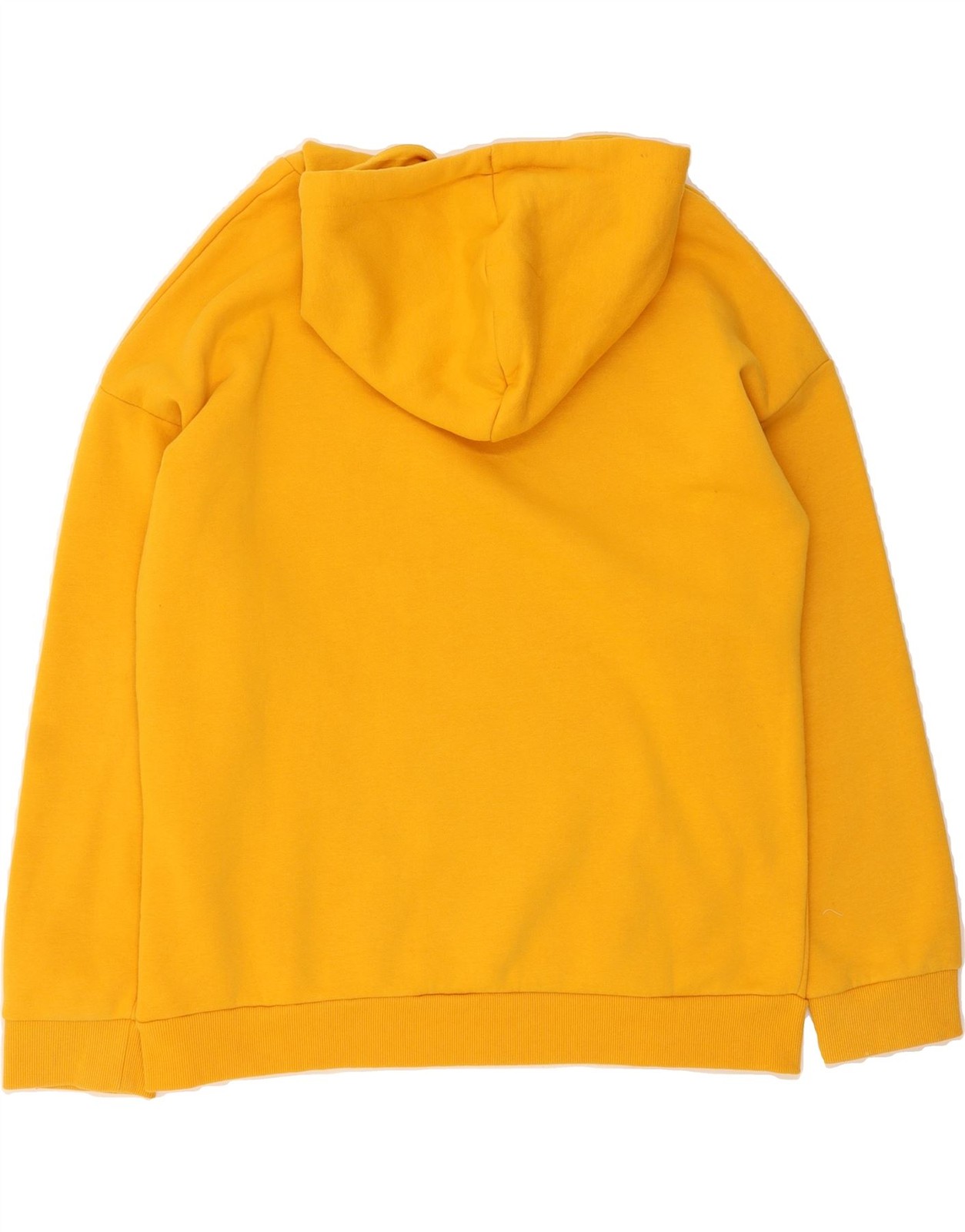 FILA maglione donna con cappuccio UK 18 XL giallo cotone AL10