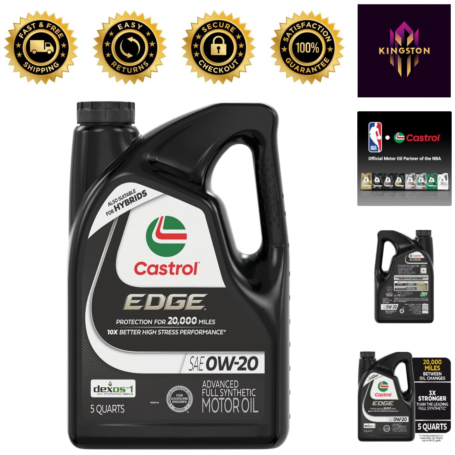- 5 Quarts For Ultimate Engine Care