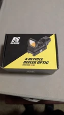 NcSTAR 4 Reticle Reflex Optic Red Dot Sight Black Airsoft