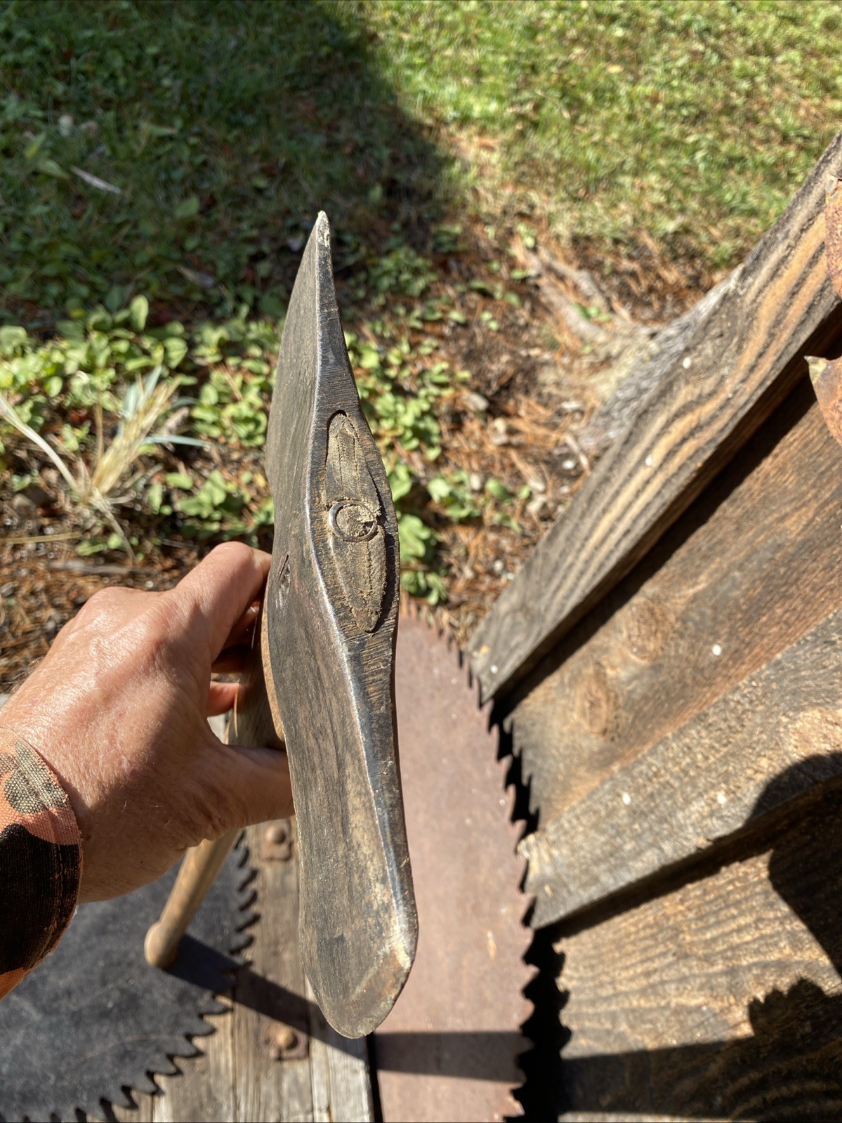 Vintage Woodings Verona US95 Double Bit Axe Solid Handle