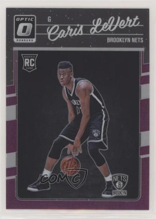 2016-17 Panini Donruss Optic Purple Prizm Caris LeVert #167 0c6