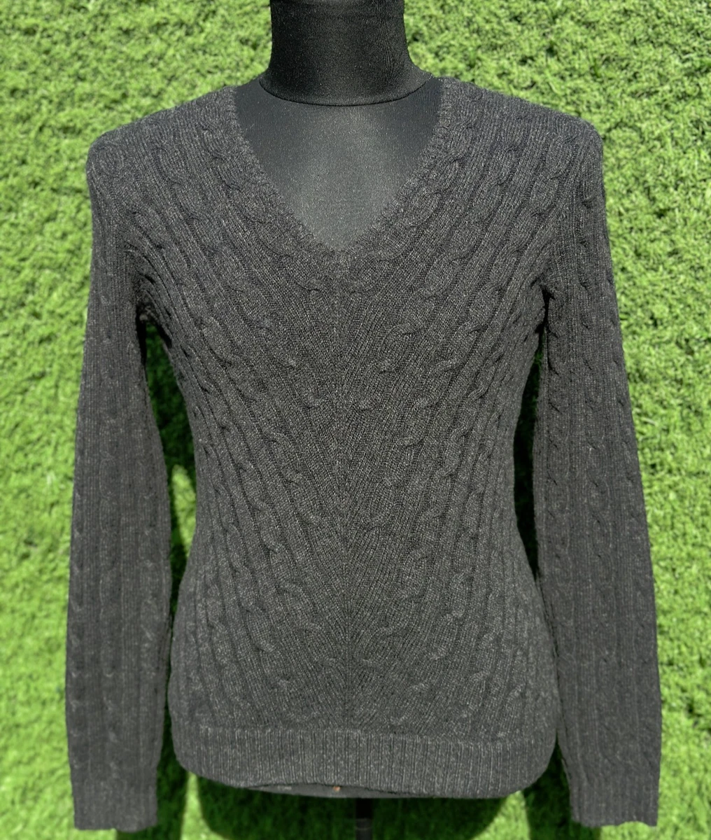 Ralph Lauren Black Label Cashmere V-Neck Sweaters for Women for