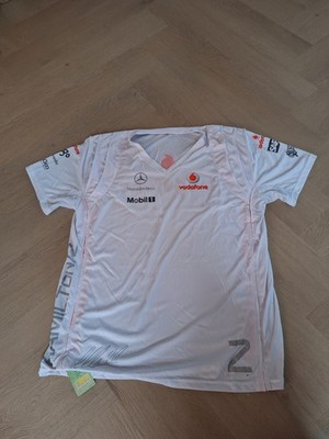 NEW Lewis Hamilton #2 Vodafone McLaren Mercedes F1 Team Shirt - XL - UNUSED