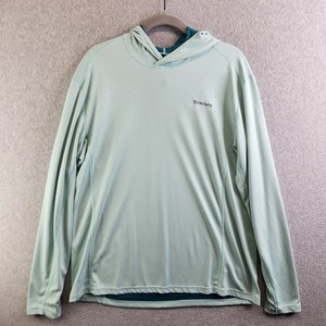 Sweat à Capuche Simms BugStopper UPF 30+, Homme Taille L, Vert Bruyère, Neuf