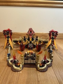 LEGO LEGENDS OF CHIMA: Flying Phoenix Fire Temple (70146) - Mostly Complete