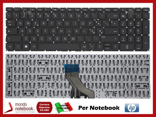 Tastiera Italiana per Notebook HP 256 258 250 255 G8 (Nera)
