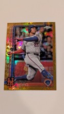 Juan Soto 2025 Topps Chrome Logofractor Gold 13/50 #200 New York Mets 🔥
