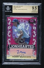2021 Leaf Valiant Lionhearted Pink /25 Frank Mozzicato BGS 9.5 GEM MINT Auto 2a9