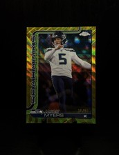 Jason Myers 2025 Topps Chrome Football - Gold Wave Refractor /50 #280