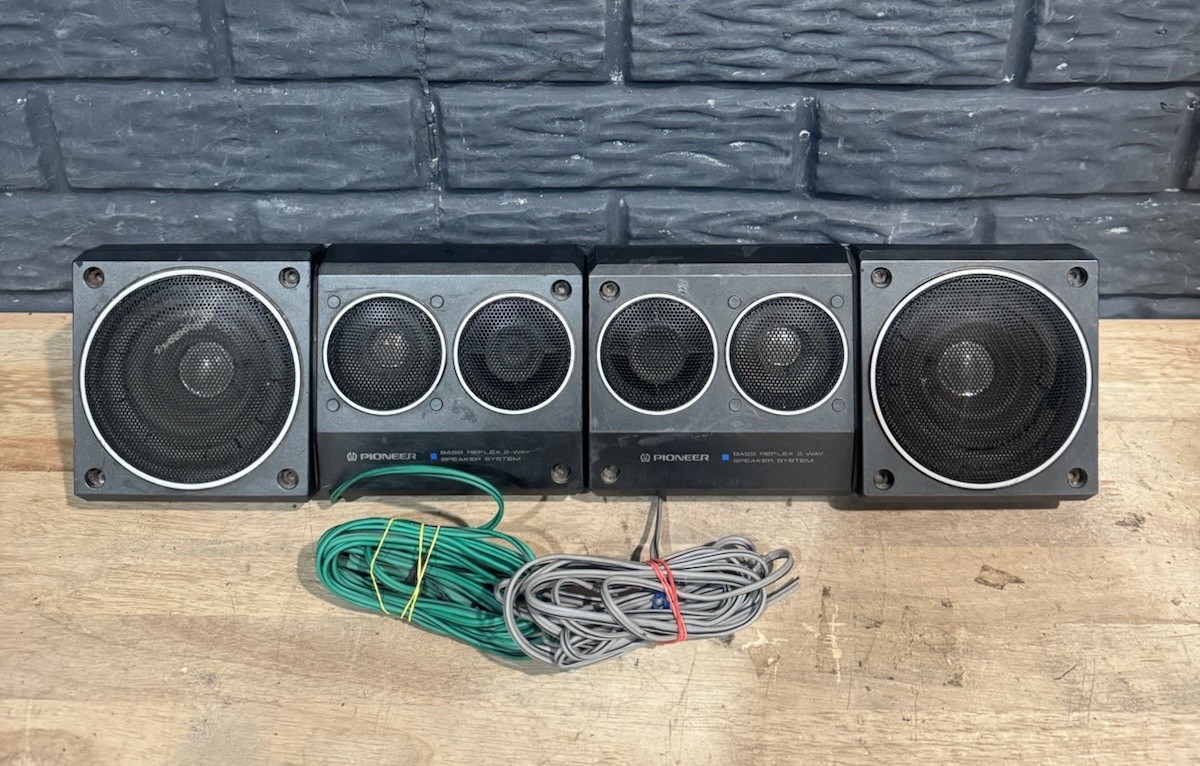 Pioneer TS-X7 スピーカー & CD・カセットデッキ Pioneer TS-X7 Surface Mount Two Way Vintage Car Speakers Set | eBay