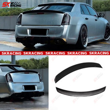 For 11-23 Chrysler 300 300s 300c Abs Carbon Lookglossy Black Rear Spoiler Wing