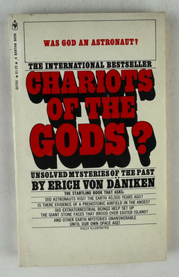 Erich Von Daniken Chariots of the Gods? Ancient Aliens Astronauts 1971 Vintage