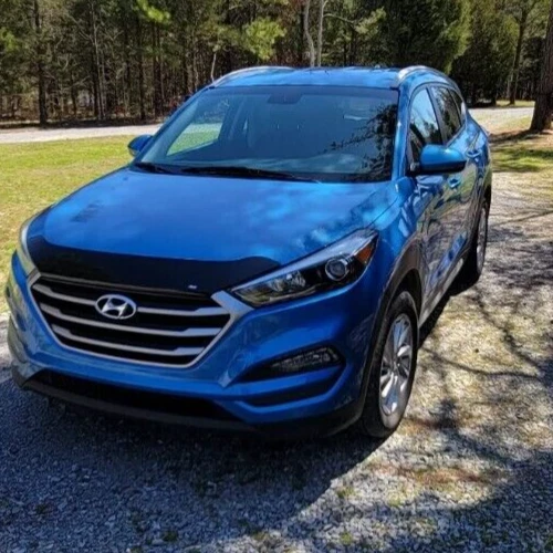 Protector de capó plano Husky AeroSkin deflector protector contra insectos para Hyundai Tucson 16-21 Foto 2 de 4