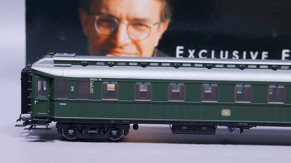 H0 DC Brawa 2448 Preußischer D-Zug-Wagen 2. Kl. B4üw 19 993 Mz DB OVP #ST_743