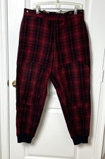 WOOLRICH Wool Pants Men  s Size 36x31 Outdoor Hunting Red Buffalo Plaid Vintage