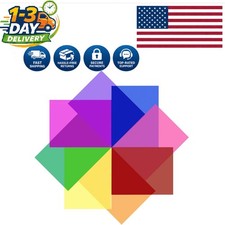 Sakolla 8 Color Gel Lighting Filters - 11mm Compatible for Photographic Effects