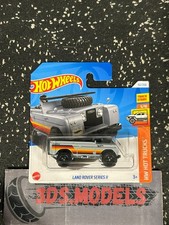 LAND ROVER SERIES II SILVER Hot wheels 1:64 **COMBINE POSTAGE**