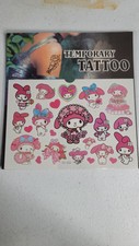 NEW Sheet of HELLO KITTY BUNNY Temporary Tattoos - HK1