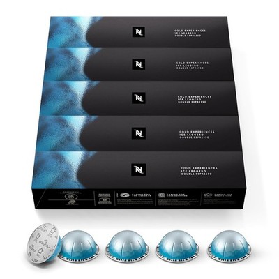 Nespresso Capsules Vertuo, Ice Leggero, 50-Count  Coffee Pods.