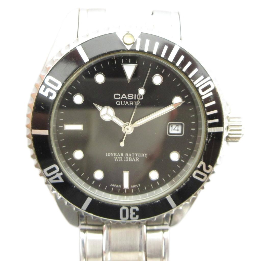 美品 CASIO ダイバーズウォッチ MTD-1043 メンズ 腕時計 中古】カシオ 