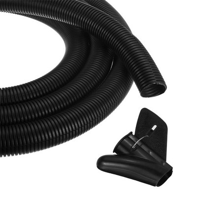 1 1/2 Inch 6.6ft Split Wire Loom Tubing, Flexible Cord Protectors, Black