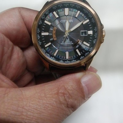 Working Citizen Eco Drive H145 S099111 Radio Solar Mens Watch Titanium Japan