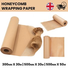 Kraft Paper Honeycomb Packaging Roll 300mm/500mm Brown Honeycomb paper Roll