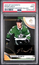 2023 SP AUTH AUTO-MYSTERY BLACK #73 ROOPE HINTZ PSA 9