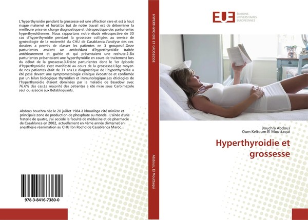 Bouchra Abdous (U. A.) | Hyperthyroidie Et Grossesse | Taschenbuch | FranzöSisch-image