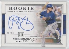 2020 Panini National Treasures Rookie Signatures 29/99 Nick Solak Auto 5w7